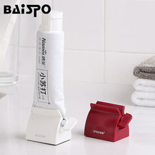 Load image into Gallery viewer, BAISPO - Presse Tube dentifrice - econome multifonction dentifrice Tube presse-agrumes dentifrice facile Portable distributeur en plastique salle de bain accessoires ensembles
